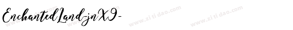 EnchantedLand-jnX9字体转换