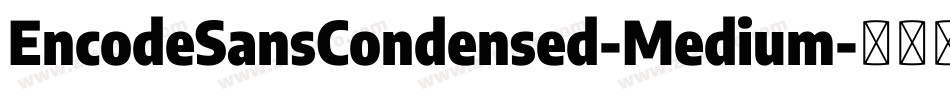 EncodeSansCondensed-Medium字体转换