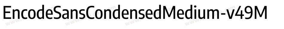 EncodeSansCondensedMedium-v49M字体转换