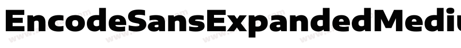EncodeSansExpandedMedium-ManY字体转换