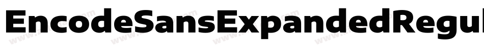 EncodeSansExpandedRegular-K4z7字体转换