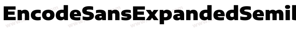 EncodeSansExpandedSemibold-2m9v字体转换