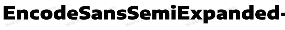 EncodeSansSemiExpanded-Thin字体转换
