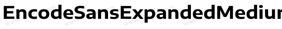 EncodeSansExpandedMedium-ManY字体转换