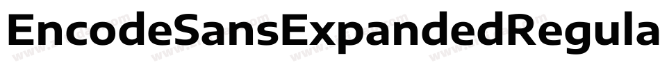 EncodeSansExpandedRegular-K4z7字体转换
