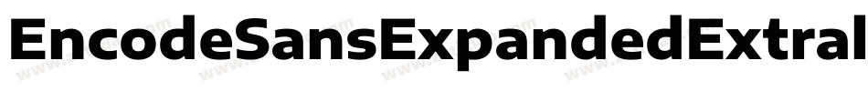 EncodeSansExpandedExtralight-YYpo字体转换