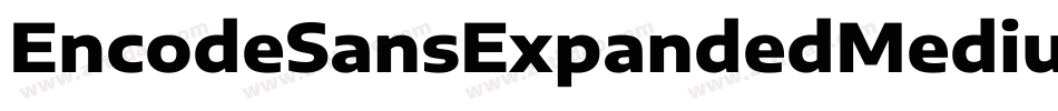 EncodeSansExpandedMedium-ManY字体转换