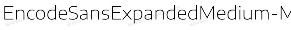 EncodeSansExpandedMedium-ManY字体转换