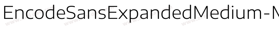 EncodeSansExpandedMedium-ManY字体转换