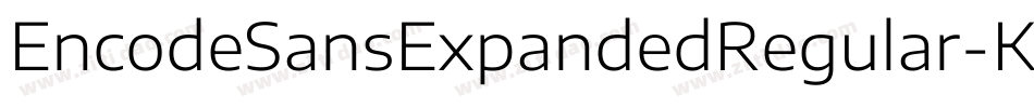 EncodeSansExpandedRegular-K4z7字体转换