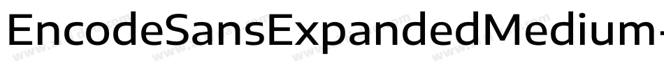 EncodeSansExpandedMedium-ManY字体转换
