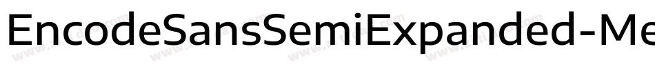 EncodeSansSemiExpanded-Medium字体转换