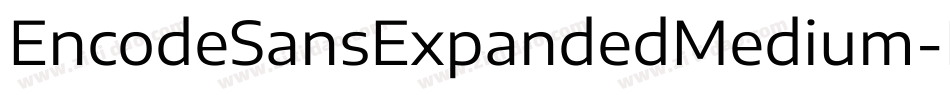 EncodeSansExpandedMedium-ManY字体转换