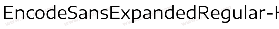 EncodeSansExpandedRegular-K4z7字体转换