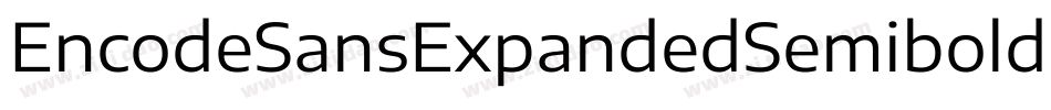 EncodeSansExpandedSemibold-2m9v字体转换