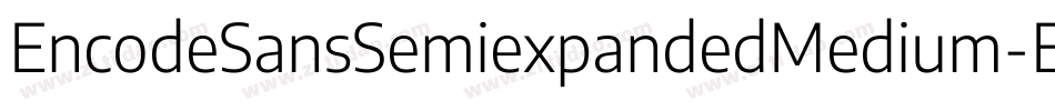 EncodeSansSemiexpandedMedium-EKAe字体转换
