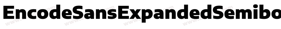 EncodeSansExpandedSemibold-2m9v字体转换