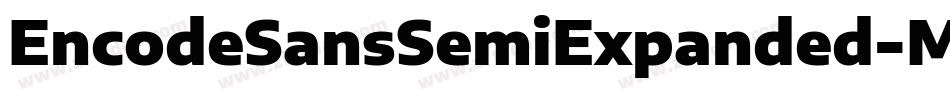 EncodeSansSemiExpanded-Medium字体转换
