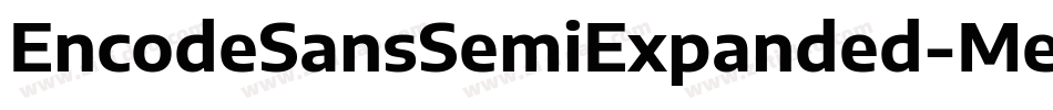 EncodeSansSemiExpanded-Medium字体转换