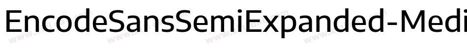 EncodeSansSemiExpanded-Medium字体转换