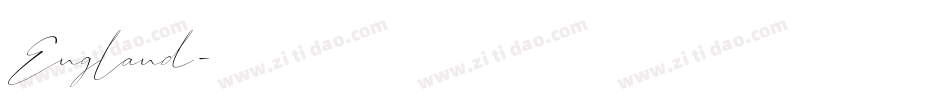 England字体转换