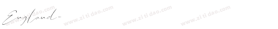 England字体转换