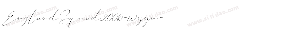 EnglandSquad2006-wyyn字体转换