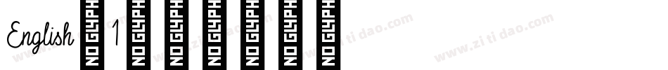 English_1字体转换