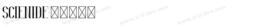 Scienide字体转换