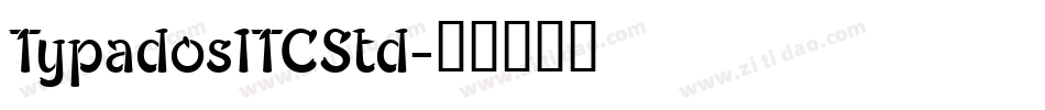 TypadosITCStd字体转换