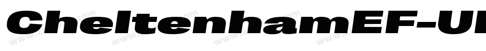 CheltenhamEF-UltraCondensIta字体转换