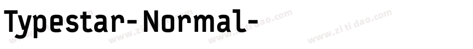 Typestar-Normal字体转换