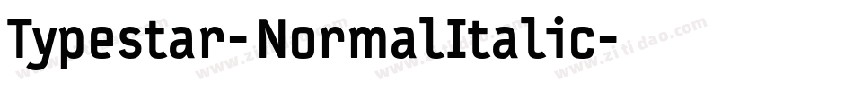 Typestar-NormalItalic字体转换