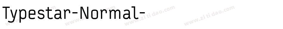 Typestar-Normal字体转换