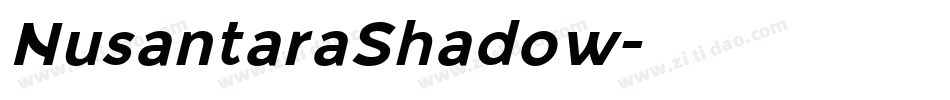NusantaraShadow字体转换