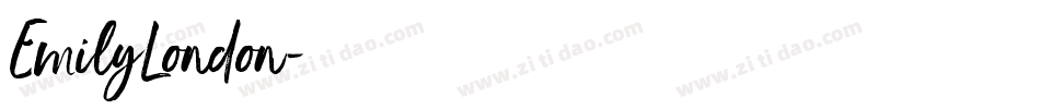 EmilyLondon字体转换