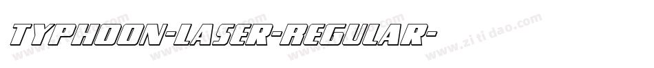 Typhoon-Laser-Regular字体转换