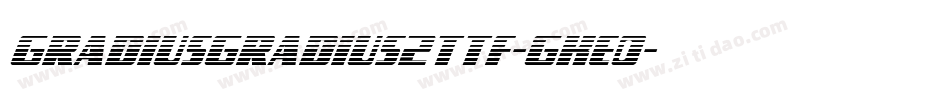 GradiusGradius2Ttf-GKeO字体转换