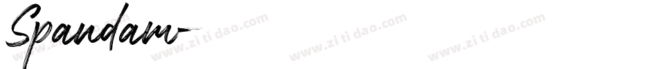 Spandam字体转换
