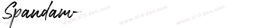 Spandam字体转换