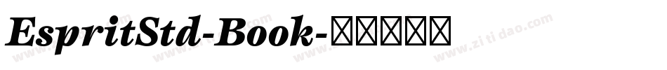 EspritStd-Book字体转换