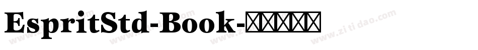 EspritStd-Book字体转换