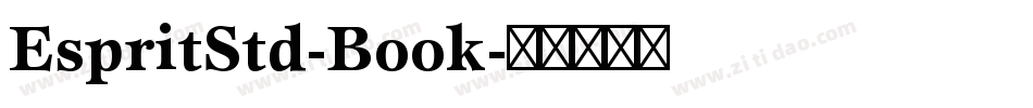 EspritStd-Book字体转换