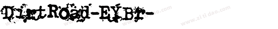 DirtRoad-EYBr字体转换