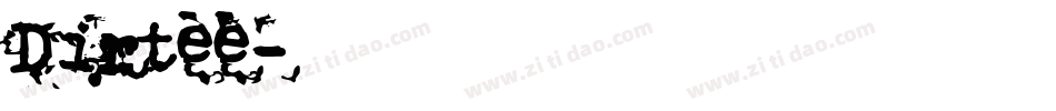 Dirtee字体转换