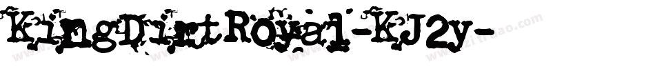 KingDirtRoyal-KJ2y字体转换