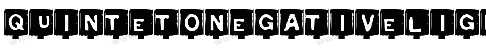 QuintetoNegativeLight字体转换