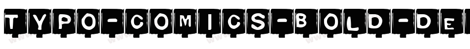 TYPO-COMICS-Bold-DEMO字体转换