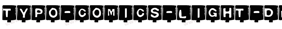 TYPO-COMICS-Light-DEMO字体转换