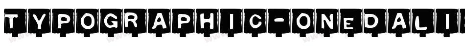 Typographic-Onedalism字体转换